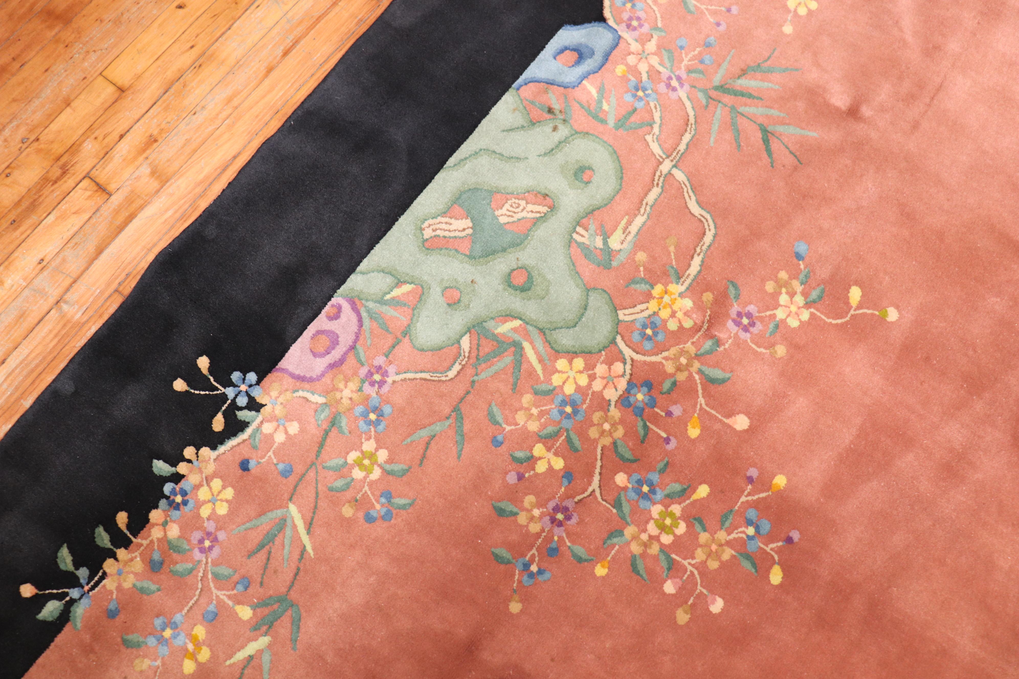 Tapis Art déco chinois de la collection Zabihi Bon état - En vente à New York, NY