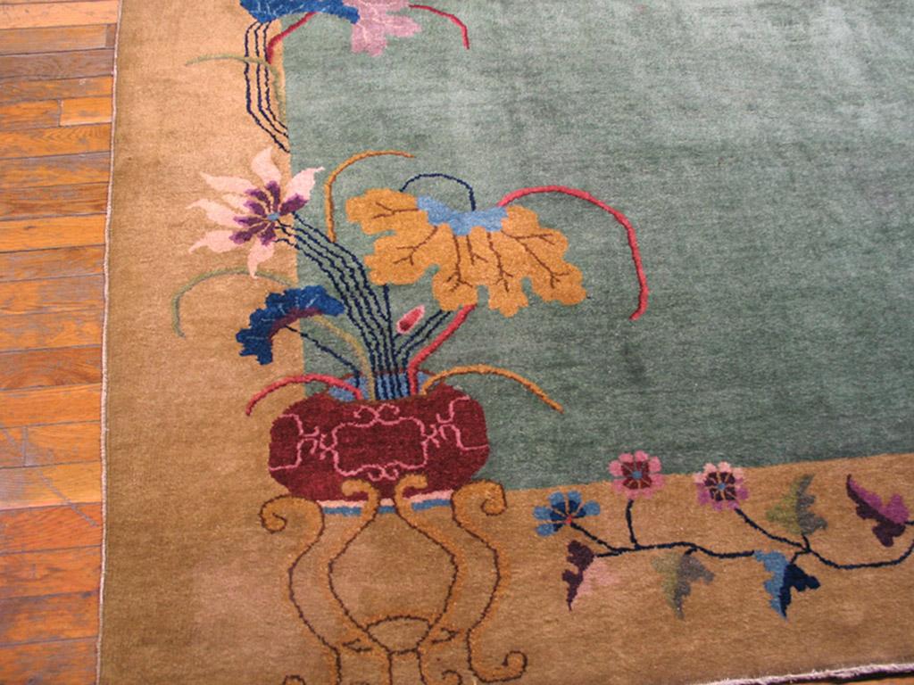 Hand-Knotted Chinese Art Deco