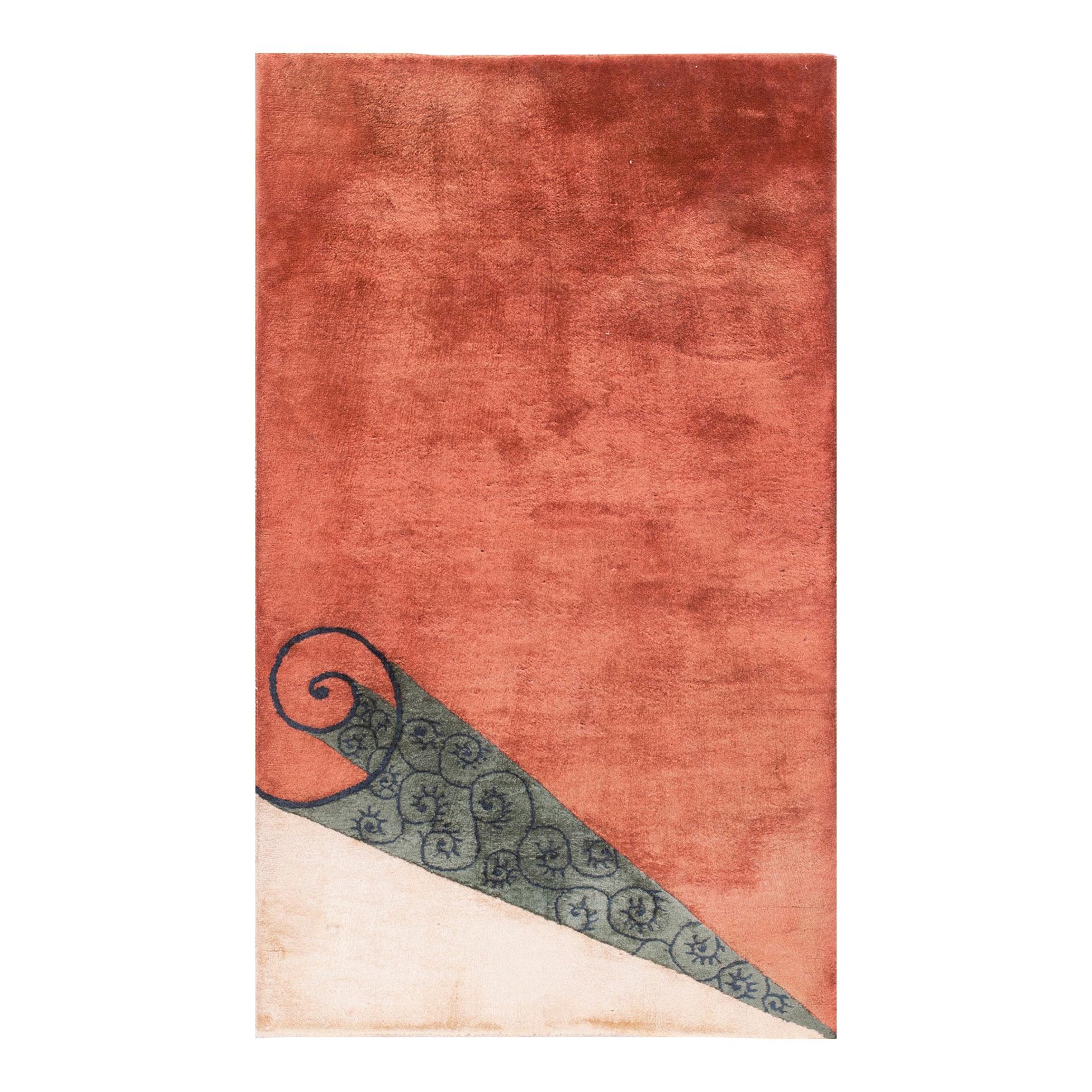 1930s Chinese Art Deco Rug ( 3' x 4'10" - 91 x 147 )