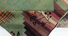 Doris Leslie Blau Vintage Chinese Deco Rug with Emerald Green Field