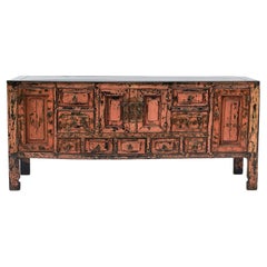 Chinese Art Deco Kang Sideboard Cabinet