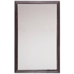 Chinese Ridged Art Deco Mirror