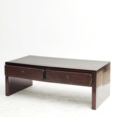 Chinese Art Deco Oxblood Lacquer Coffee Table