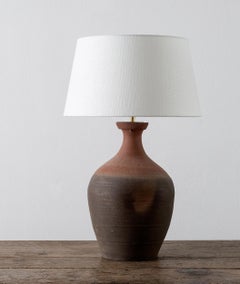 Chinese Art Deco Pottery Lamp, circa 1930