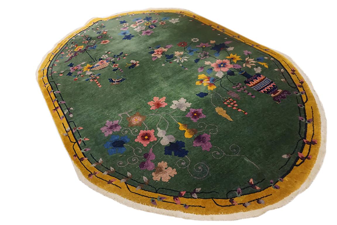 Tapis chinois - Art Deco, Taille :  6' x 8' 10