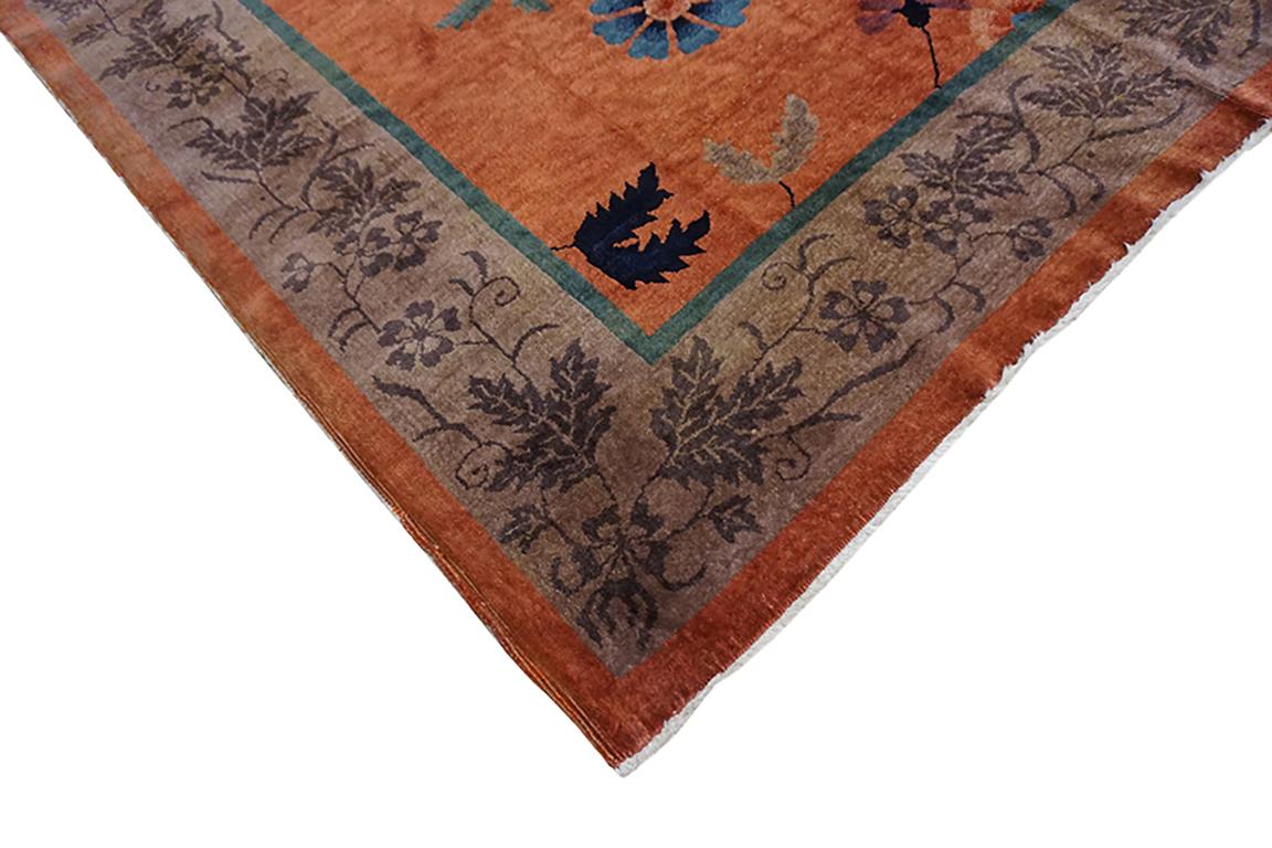 Hand-Knotted Chinese - Art Deco Rug 7' 10