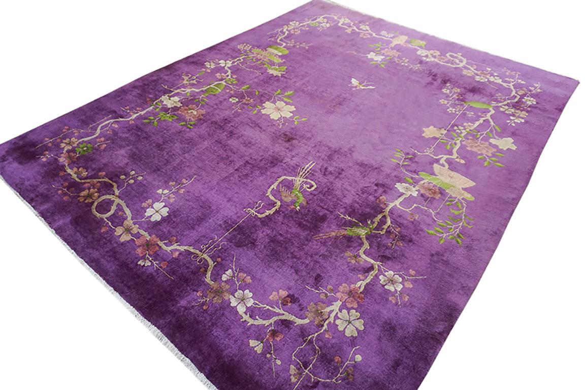 Alfombra Art Decó china 2,8 m x 3,8 m en venta 1
