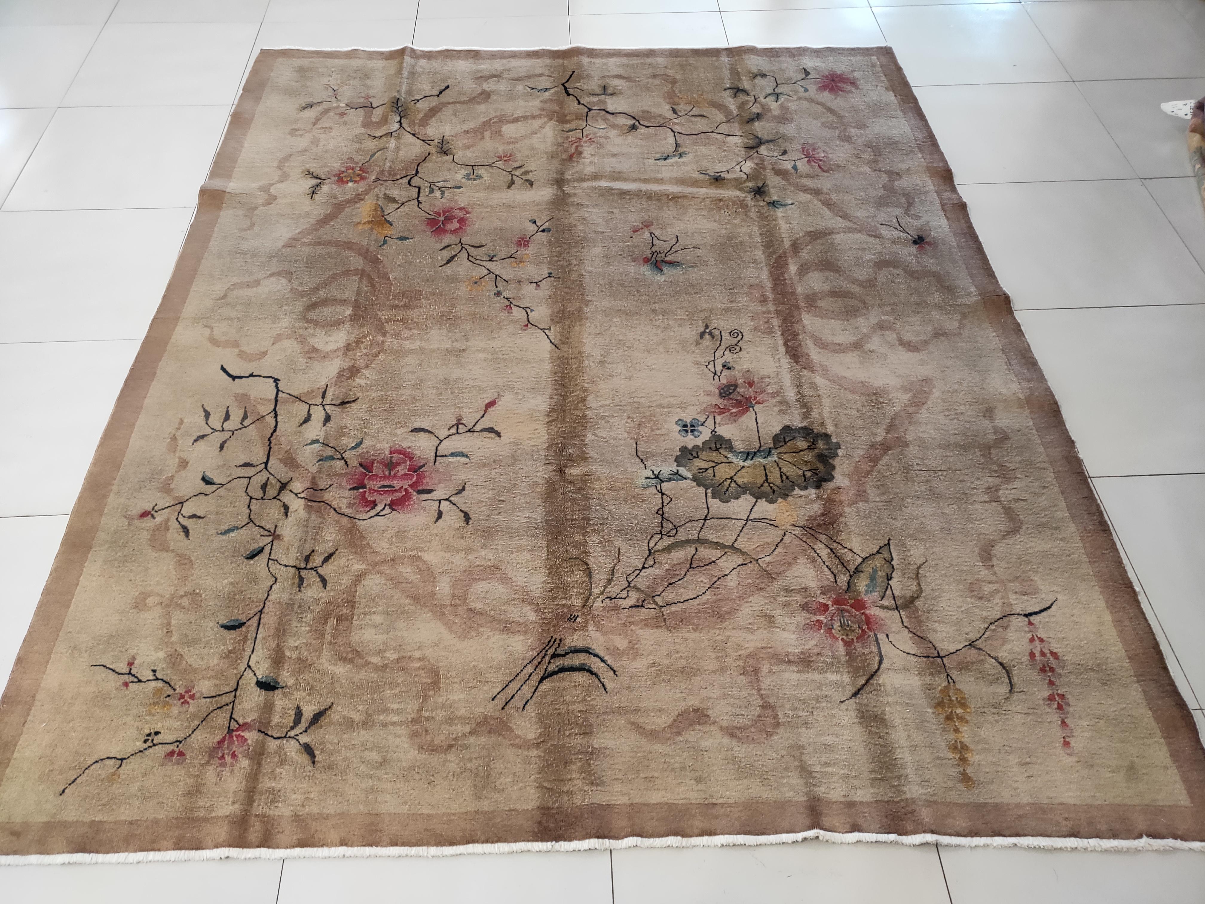 Chinese Art Deco Carpet In Good Condition In New York, NY