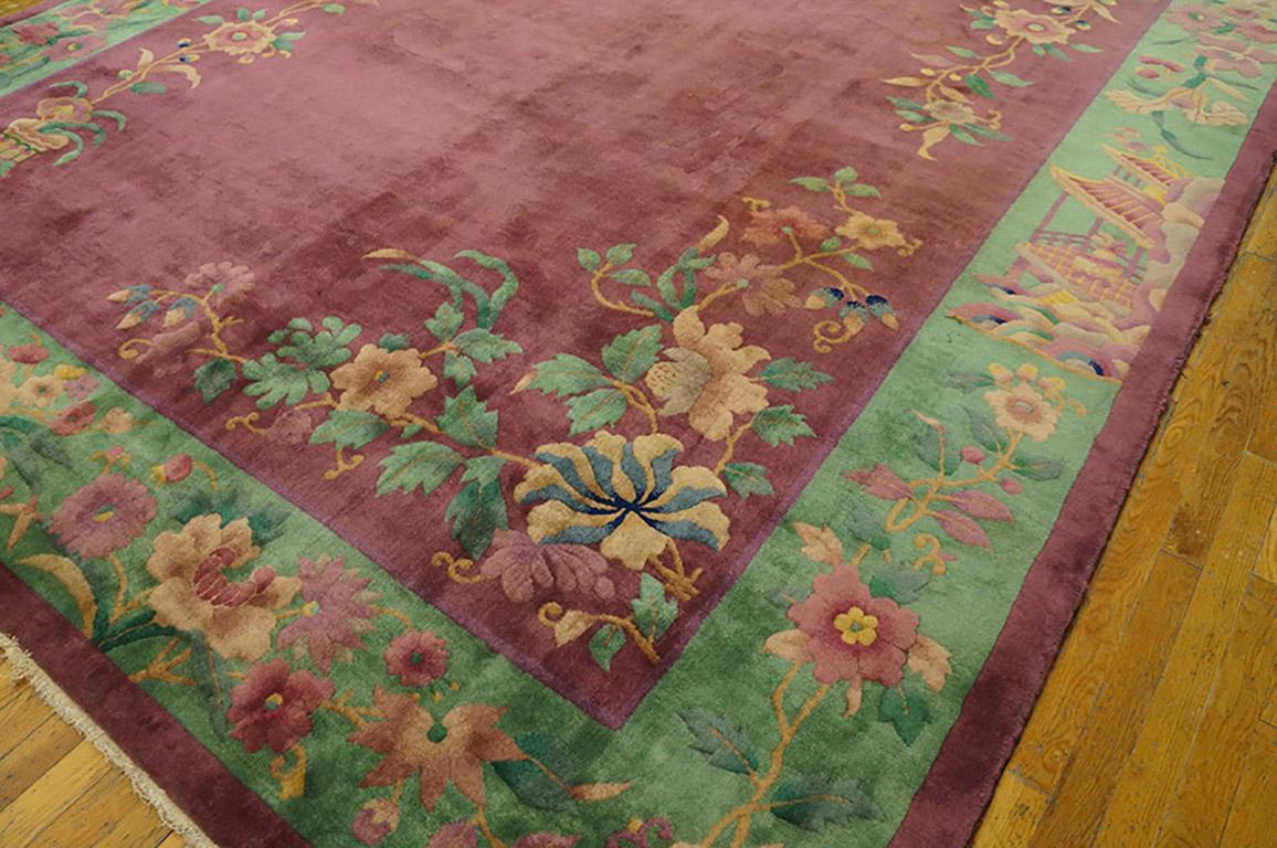 Chinese, Art Deco Rug In Good Condition For Sale In New York, NY