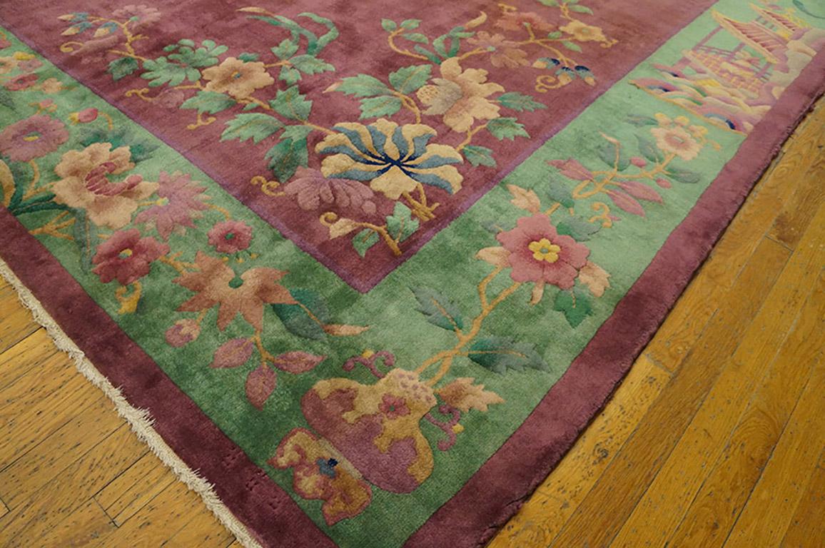 Early 20th Century Chinese, Art Deco Rug For Sale