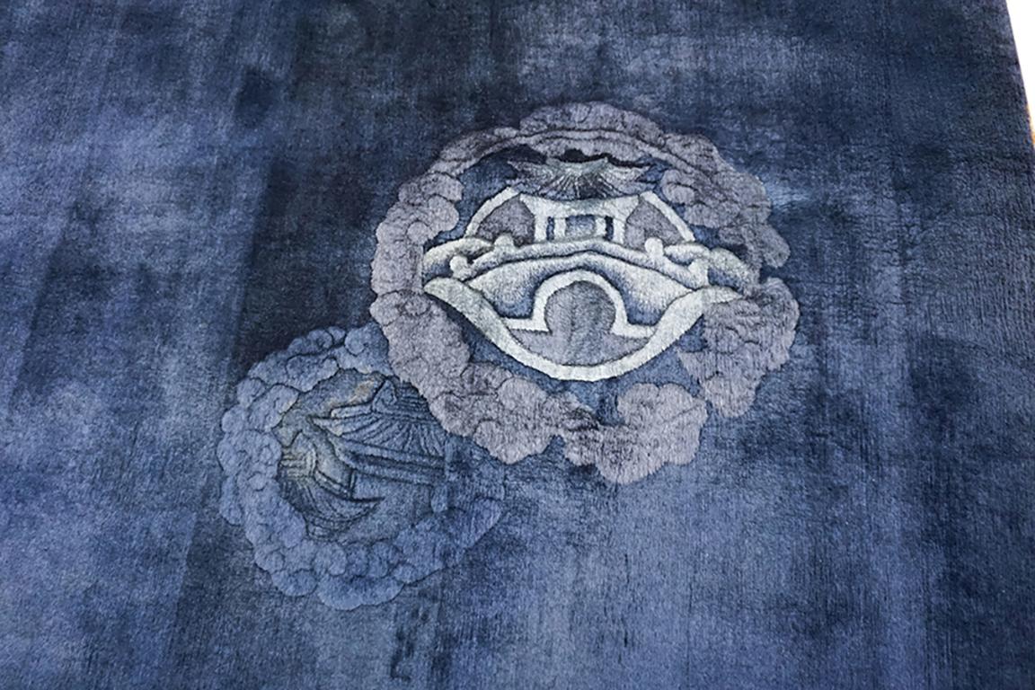 Tapis chinois Art Déco 9'x	11' 8