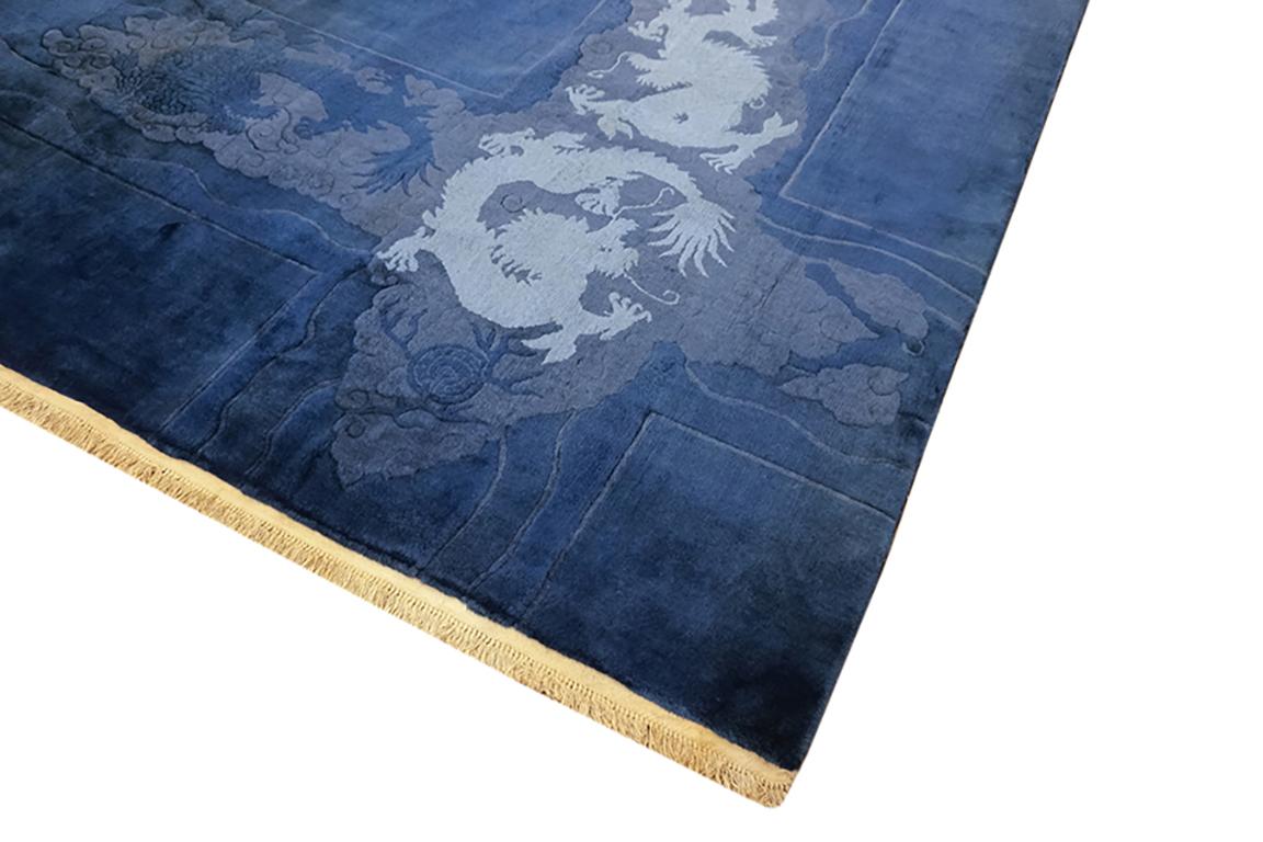 Chinois Tapis chinois Art Déco 9'x	11' 8
