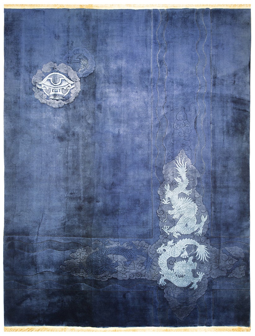 Tapis chinois Art Déco 9'x	11' 8"