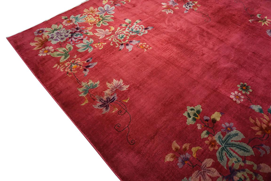 Chinese - Art Deco Rug 9'x11' For Sale 1