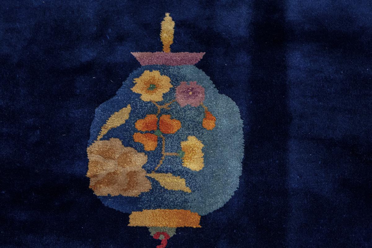 Chinese Art Deco Rug by Walter Nichols For Sale 1