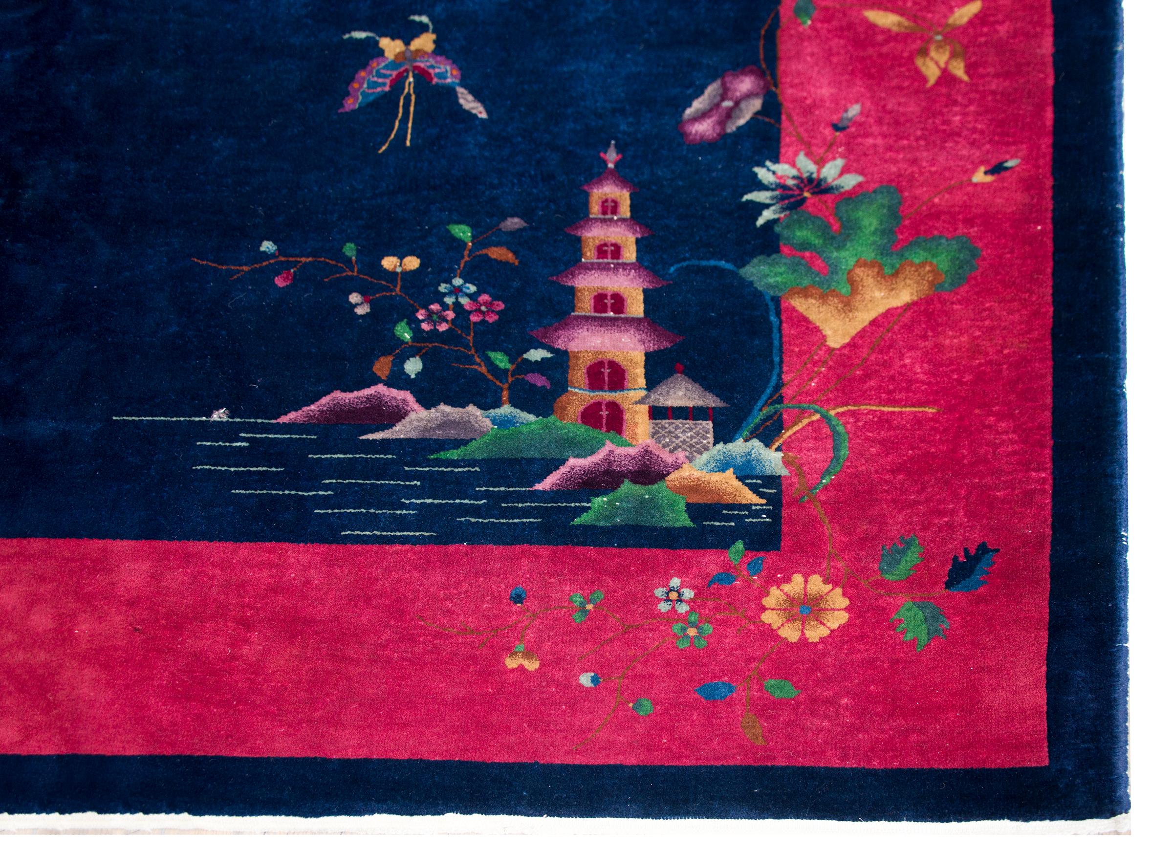 Chinese Art Deco Rug For Sale 5