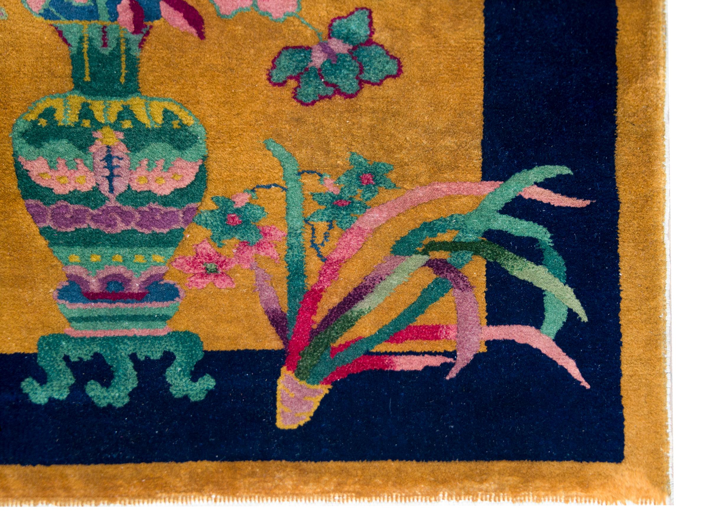 Chinesischer Art Deco Teppich im Angebot 4