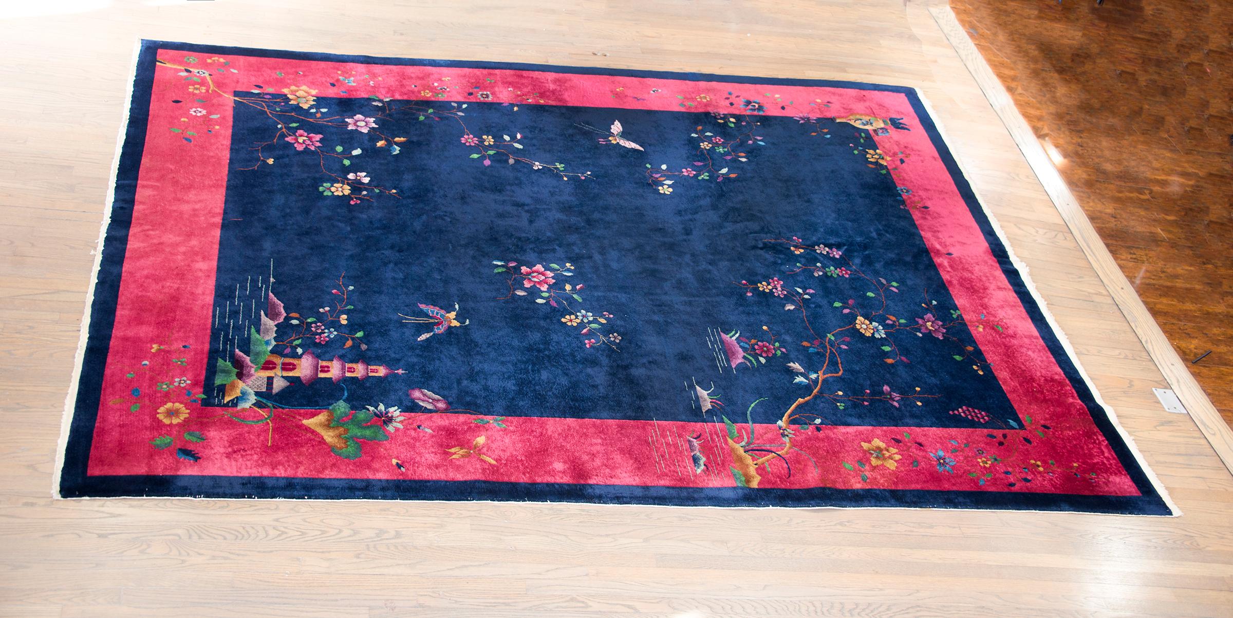 Chinese Art Deco Rug For Sale 7