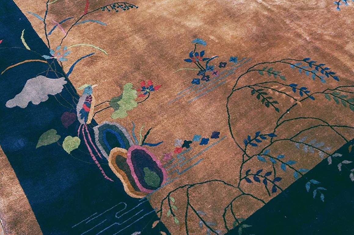 1920s Chinese Art Deco Carpet ( 10' x 14'6