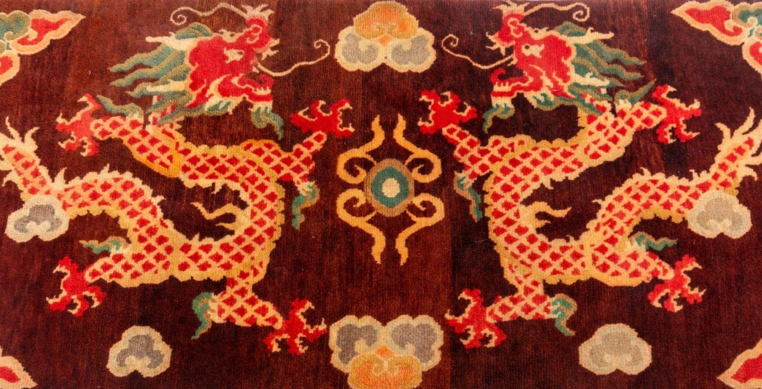 Chinese Art Deco Rug In Good Condition For Sale In New York, NY