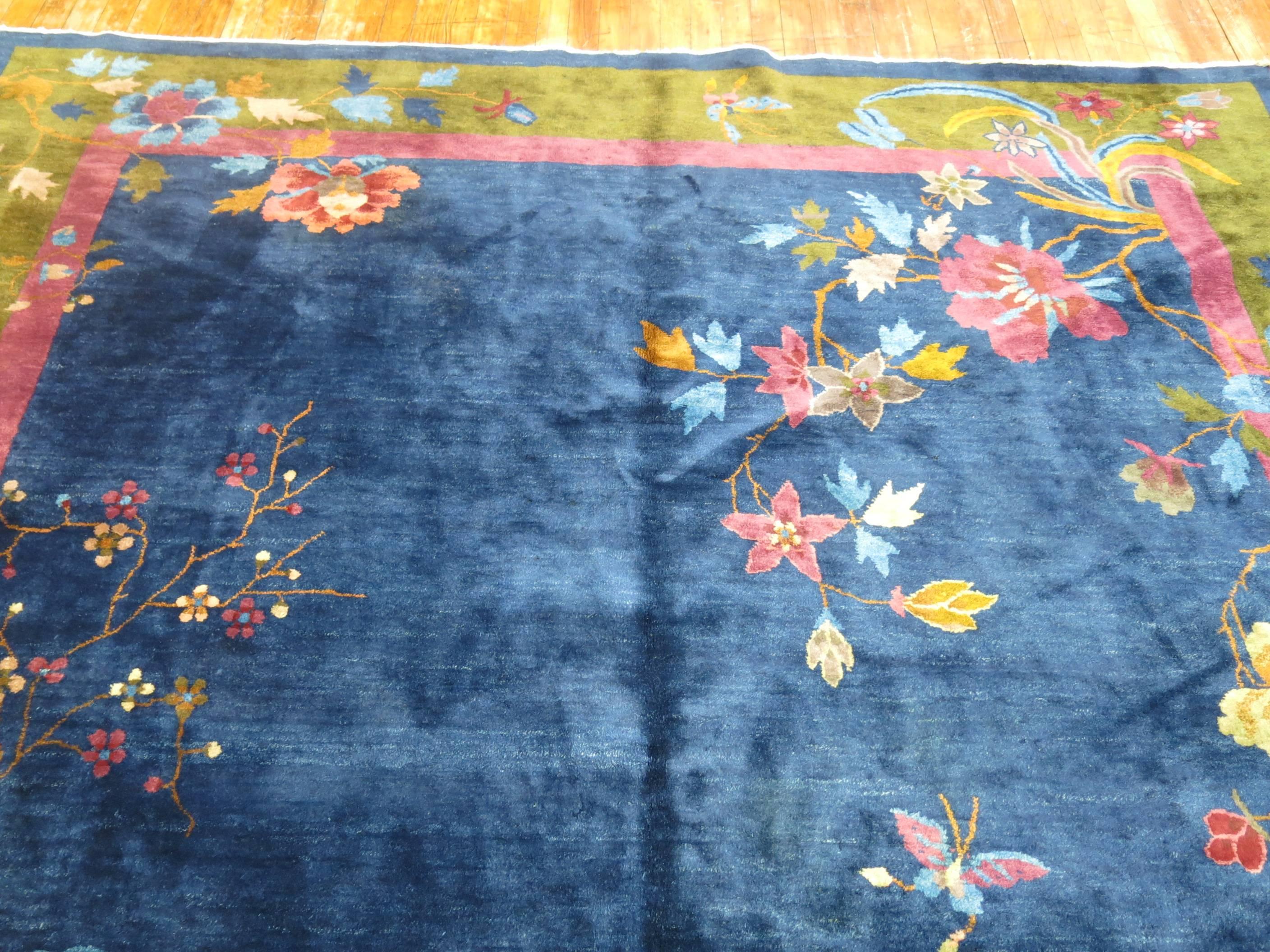 Chinese Art Deco Rug In Excellent Condition In New York, NY