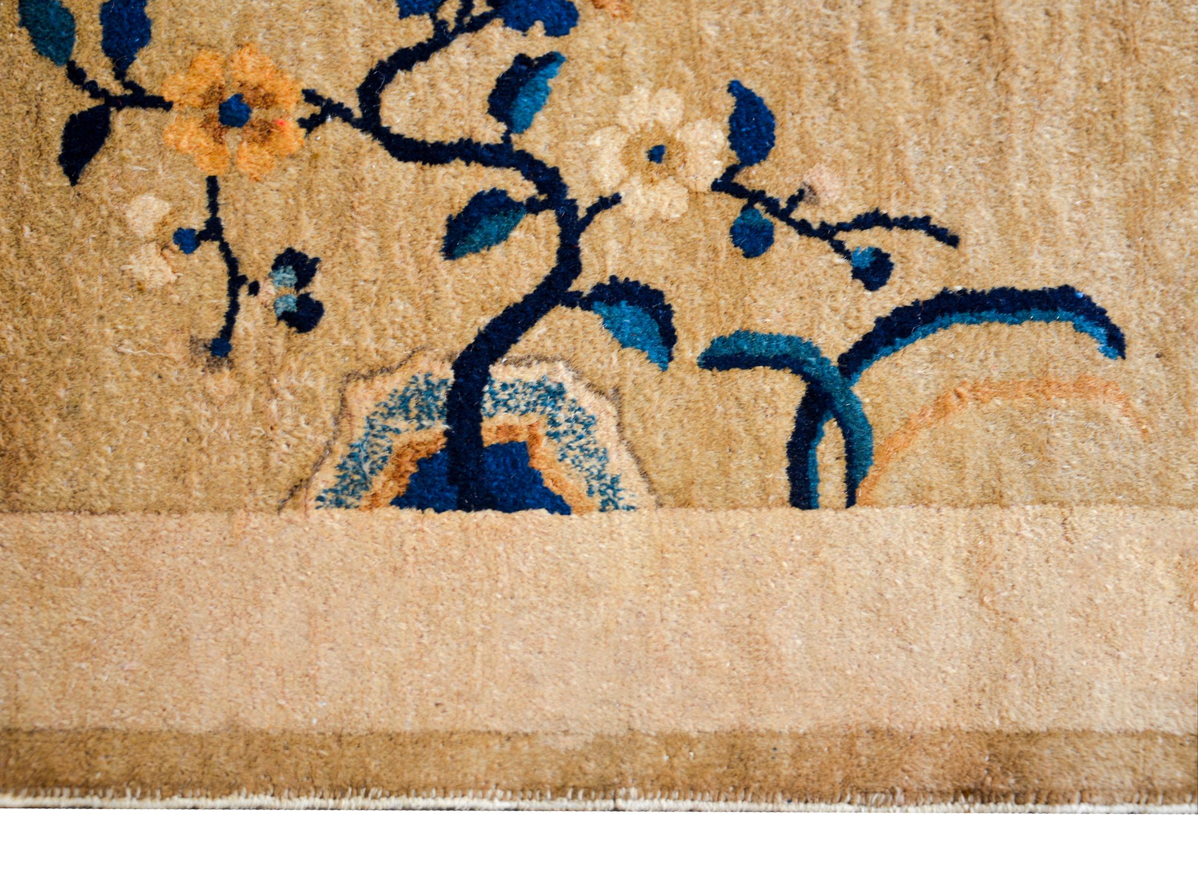 Chinesischer Art-Déco-Teppich (Handgeknüpft) im Angebot