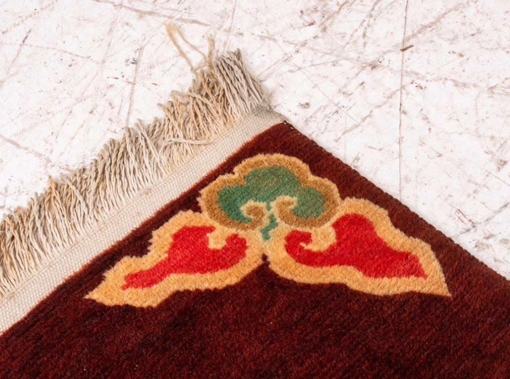 Chinesischer Art Deco Teppich (Wolle) im Angebot