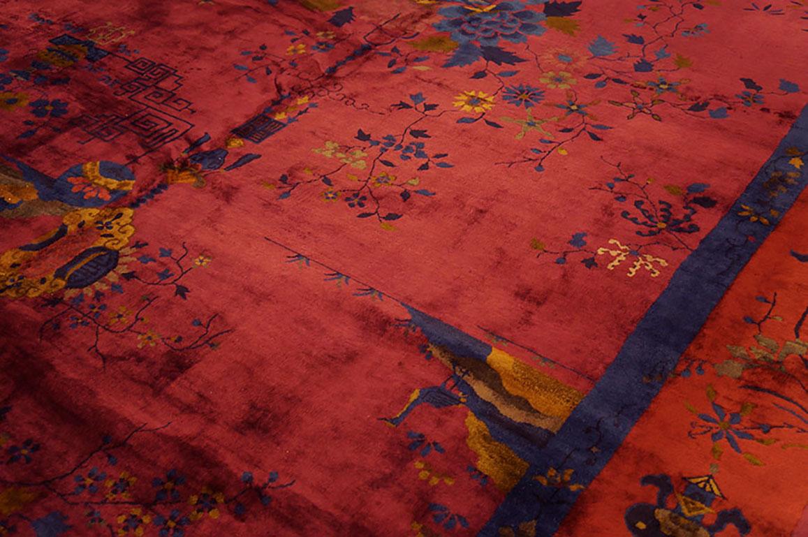 1920s Chinese Art Deco Carpet ( 9'8