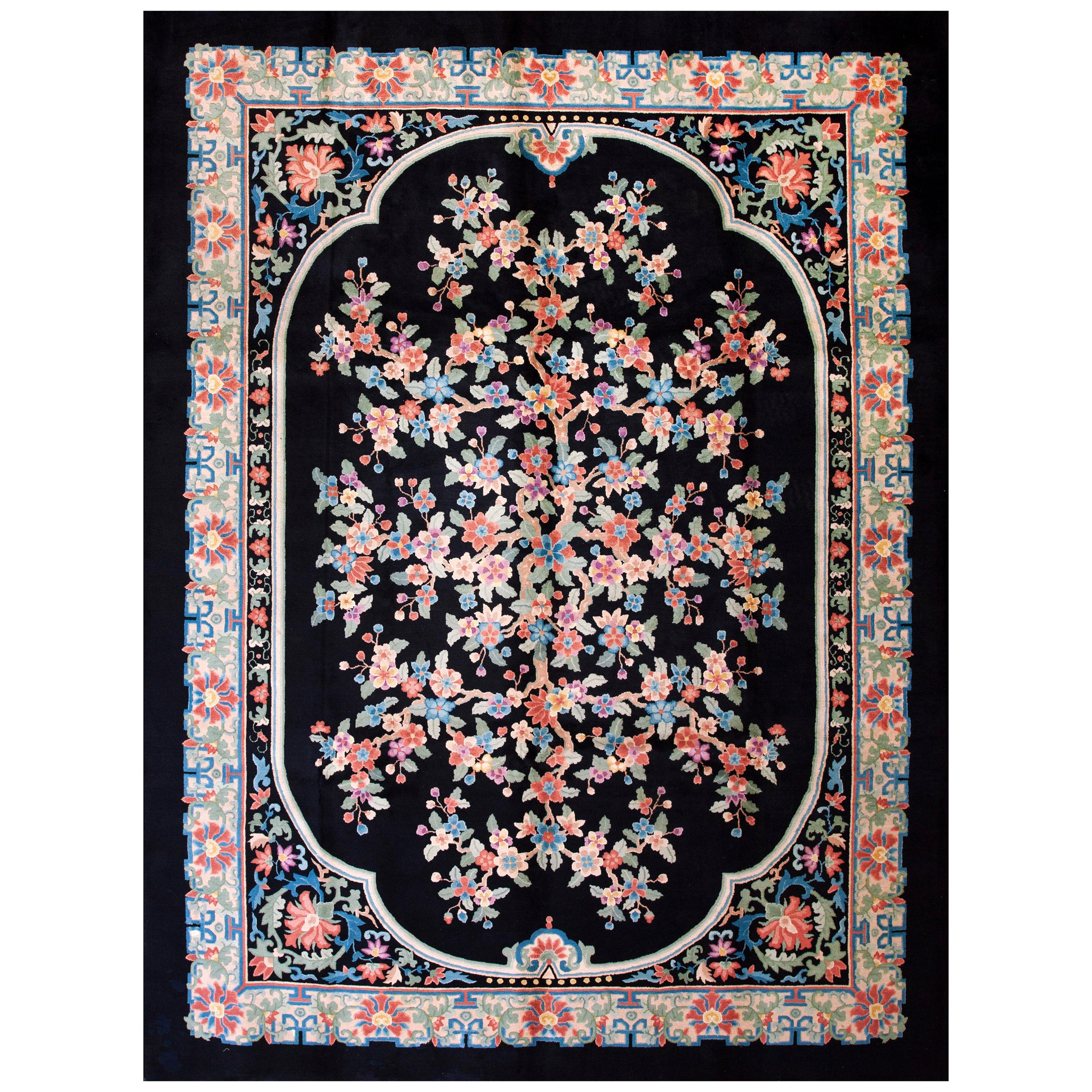 Chinese Art Deco Rug 9'0" x 12'0"  For Sale