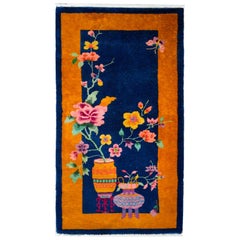 Antique Chinese Art Deco Rug