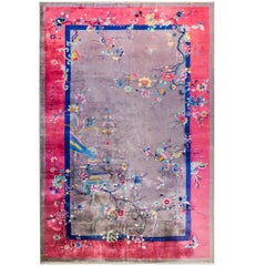 Antique Chinese Art Deco Rug