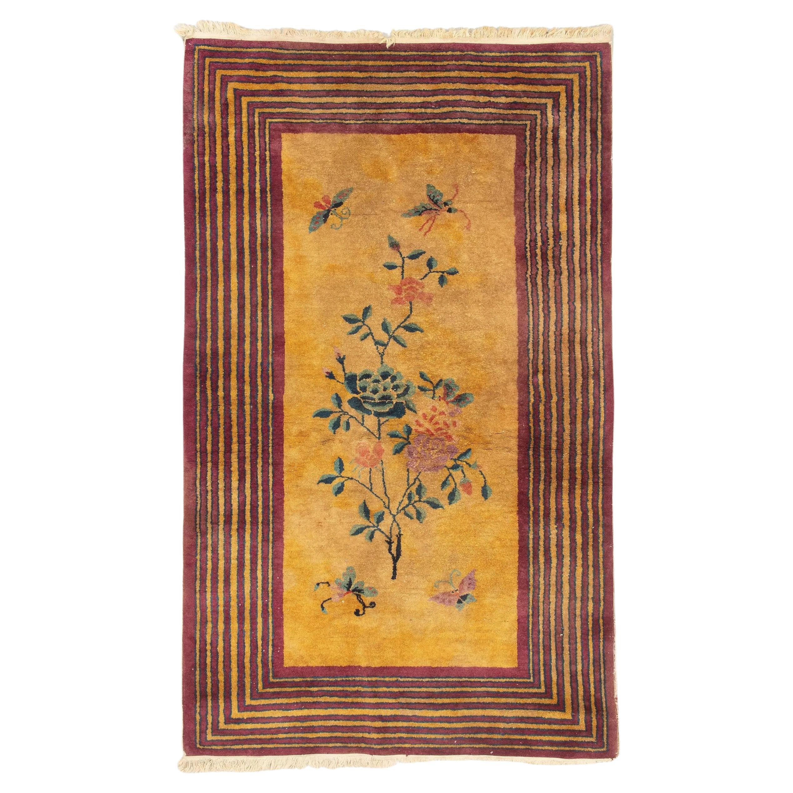 Chinese Art Deco Rug For Sale