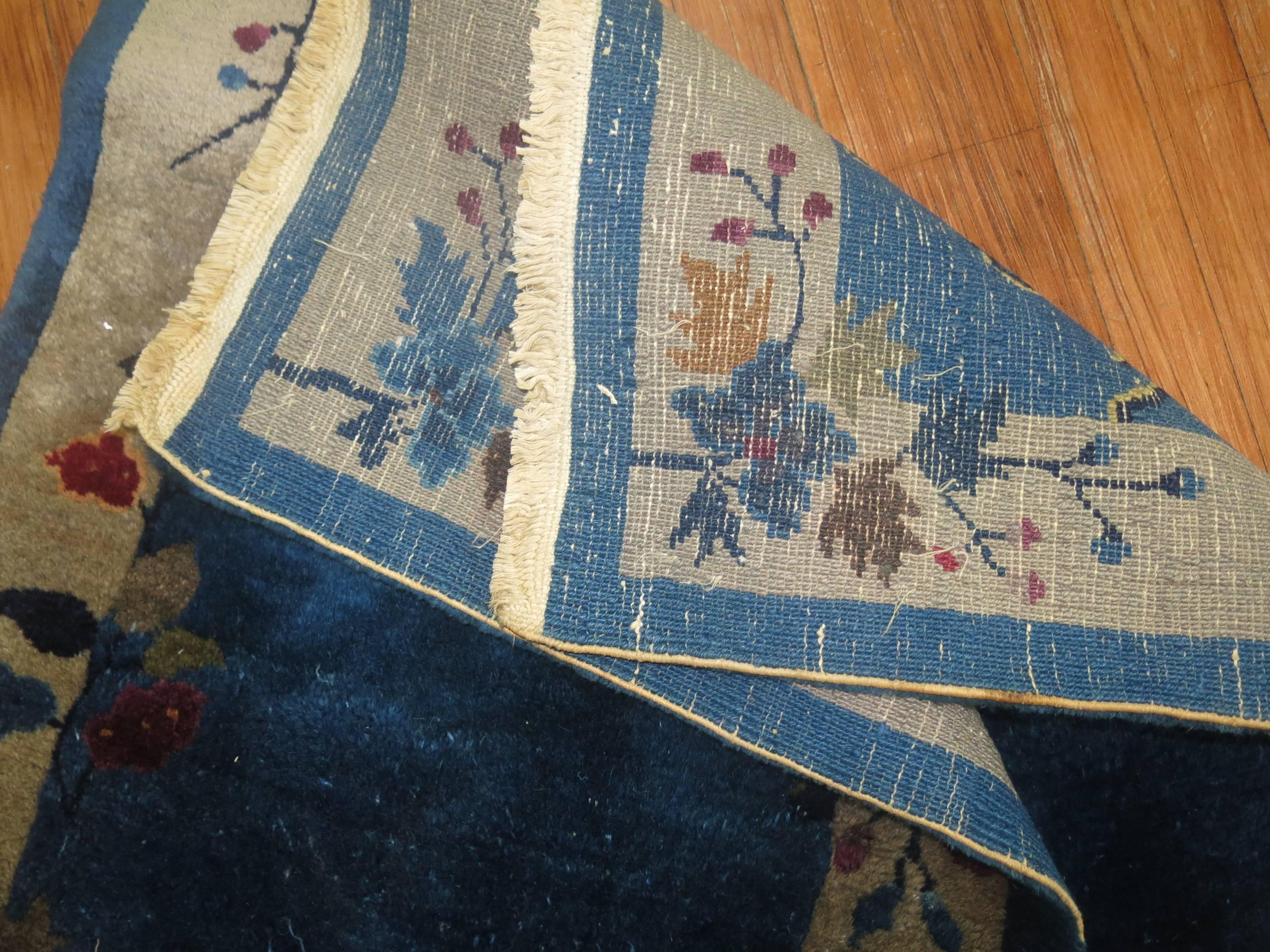 Chinese Art Deco Rugs, Matching Pair In Excellent Condition In New York, NY