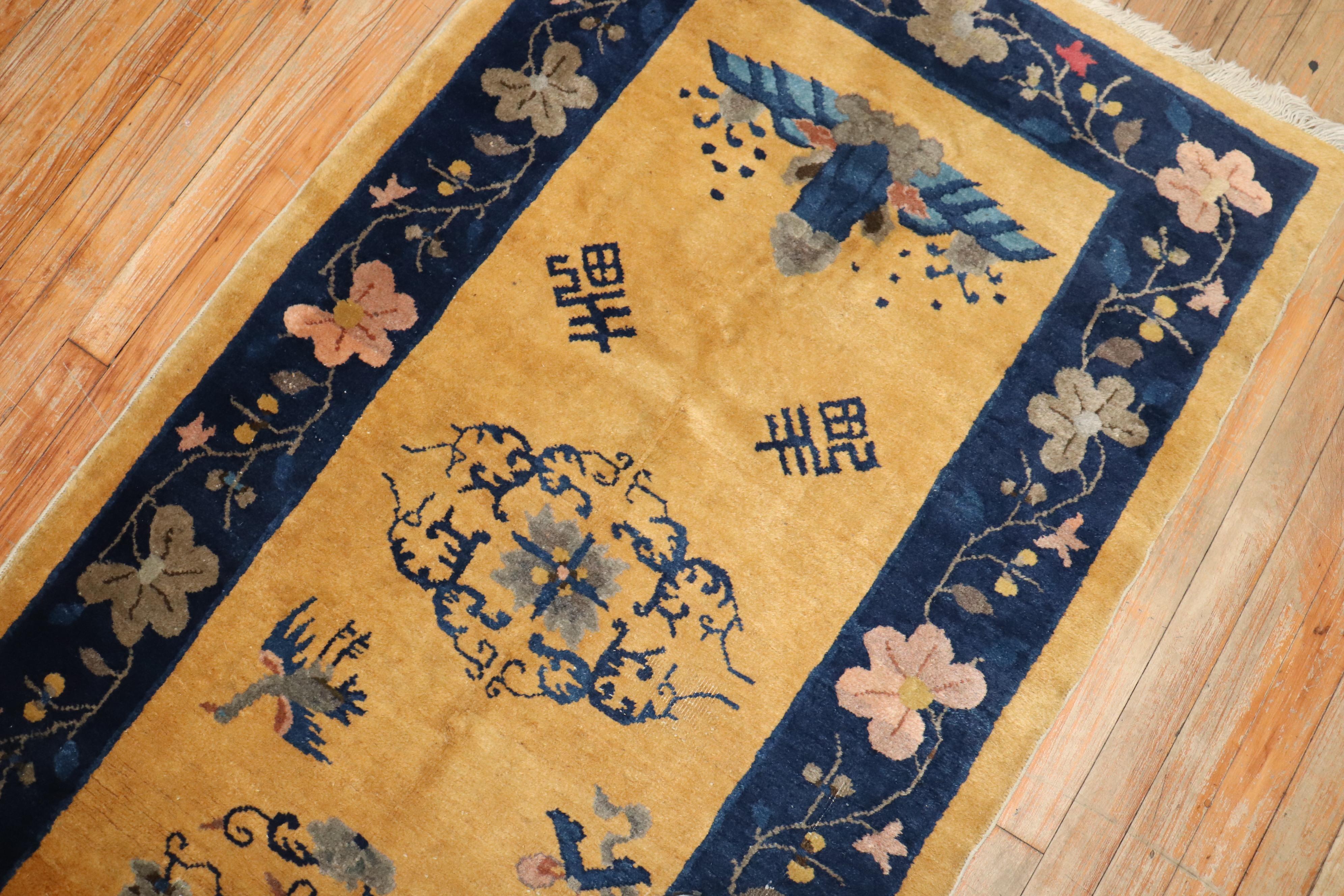 20th Century Chinese Art Deco Runner For Sale