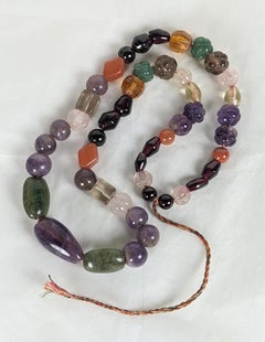 Campionario di perle semipreziose in stile Art Deco cinese