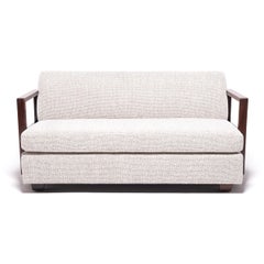 Chinese Art Deco White Sofa, circa 1920