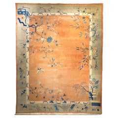 Used Chinese Art Deco Wool Carpet