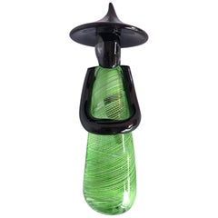 Chinese Art Glass Figurine by Dino Rosin for Murano Glass