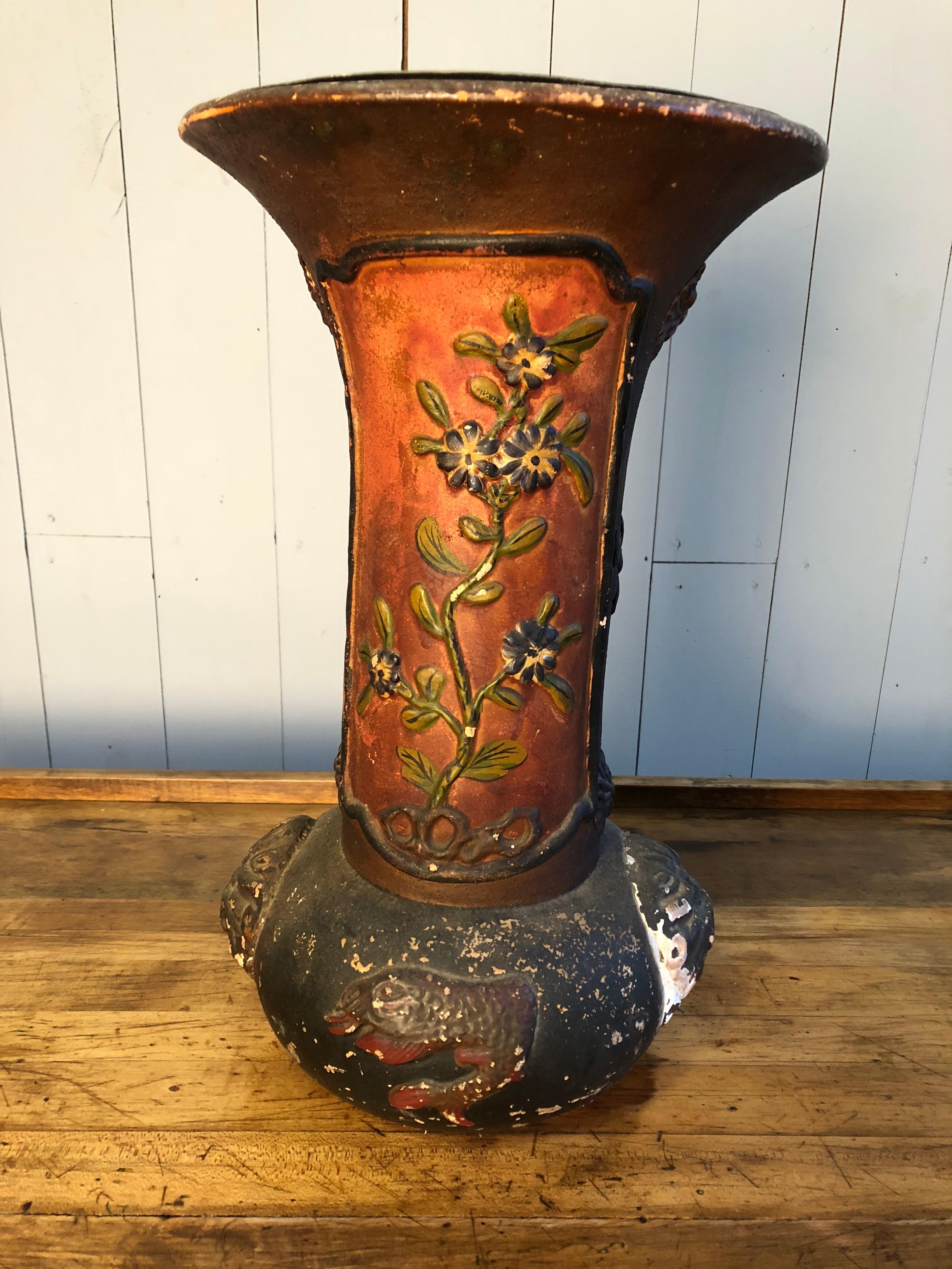 Chinese Art Nouveau Vase For Sale 2