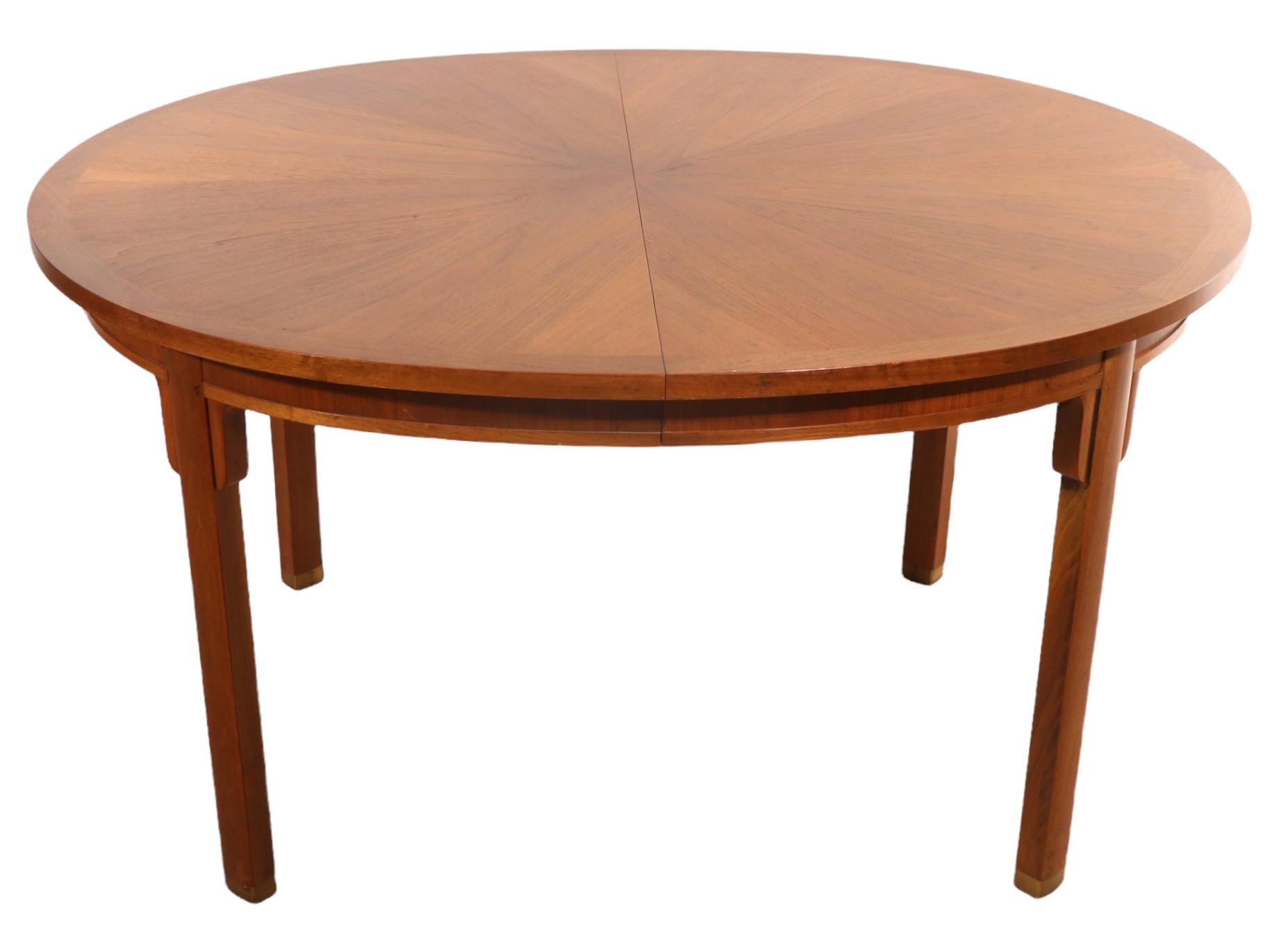 Chinese Export Chinese Asia Modern Style Dining Table by Milling Road Baker Furniture Company 