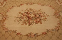 Aubusson Rug Flat-Weave Chinese