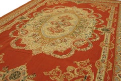 Aubusson Rug Flat-weave Chinese, 21st Century