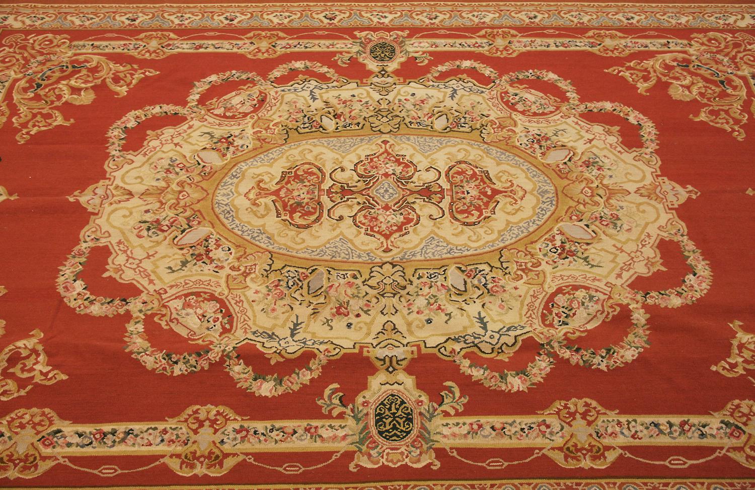 Chinois Tapis d'Aubusson tissage plat chinois, 21e siècle en vente