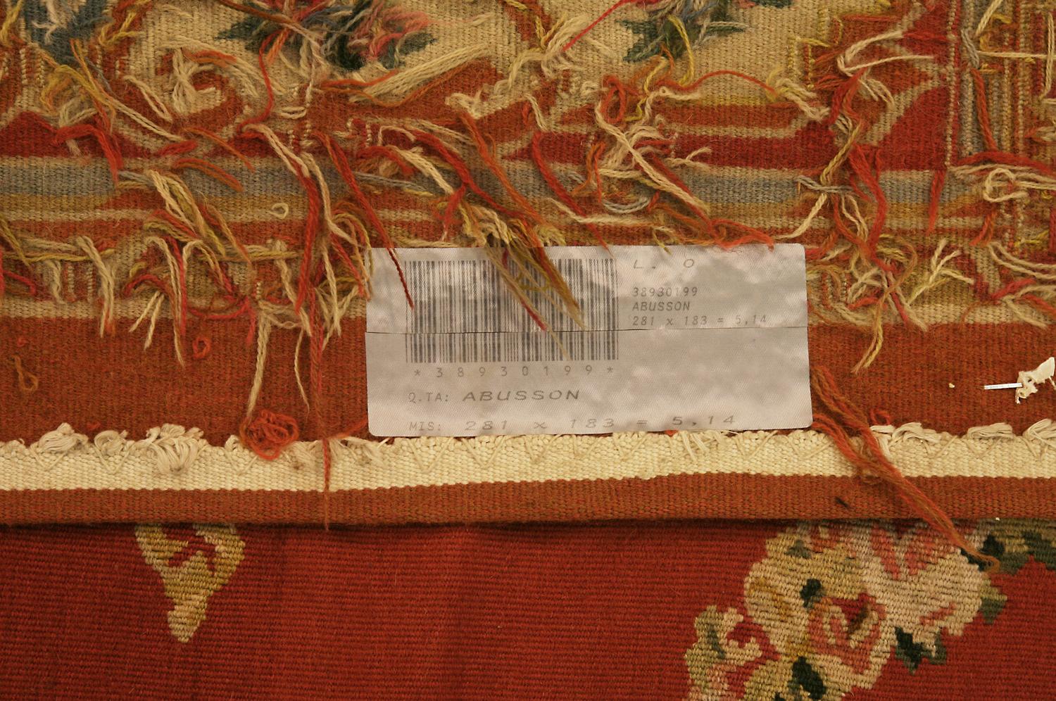XXIe siècle et contemporain Tapis d'Aubusson tissage plat chinois, 21e siècle en vente