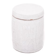 Chinese Bai White Apothecary Container, circa 1900