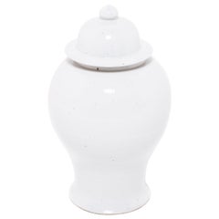 Chinese White Glazed Ginger Jar