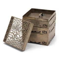 Chinese Baitong Stacking Incense Clock, c. 1850