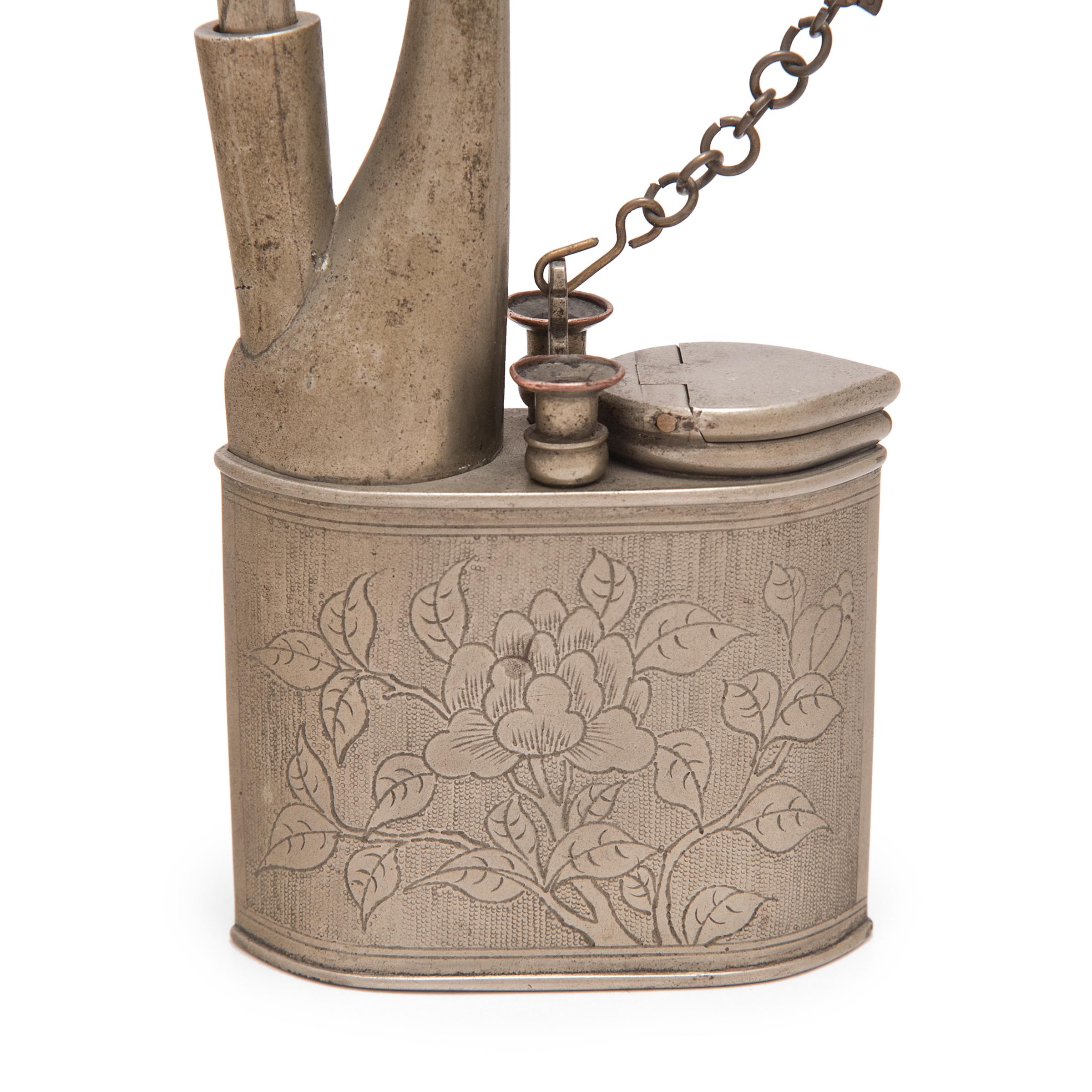 Qing Chinese Baitong Water Pipe, circa 1900