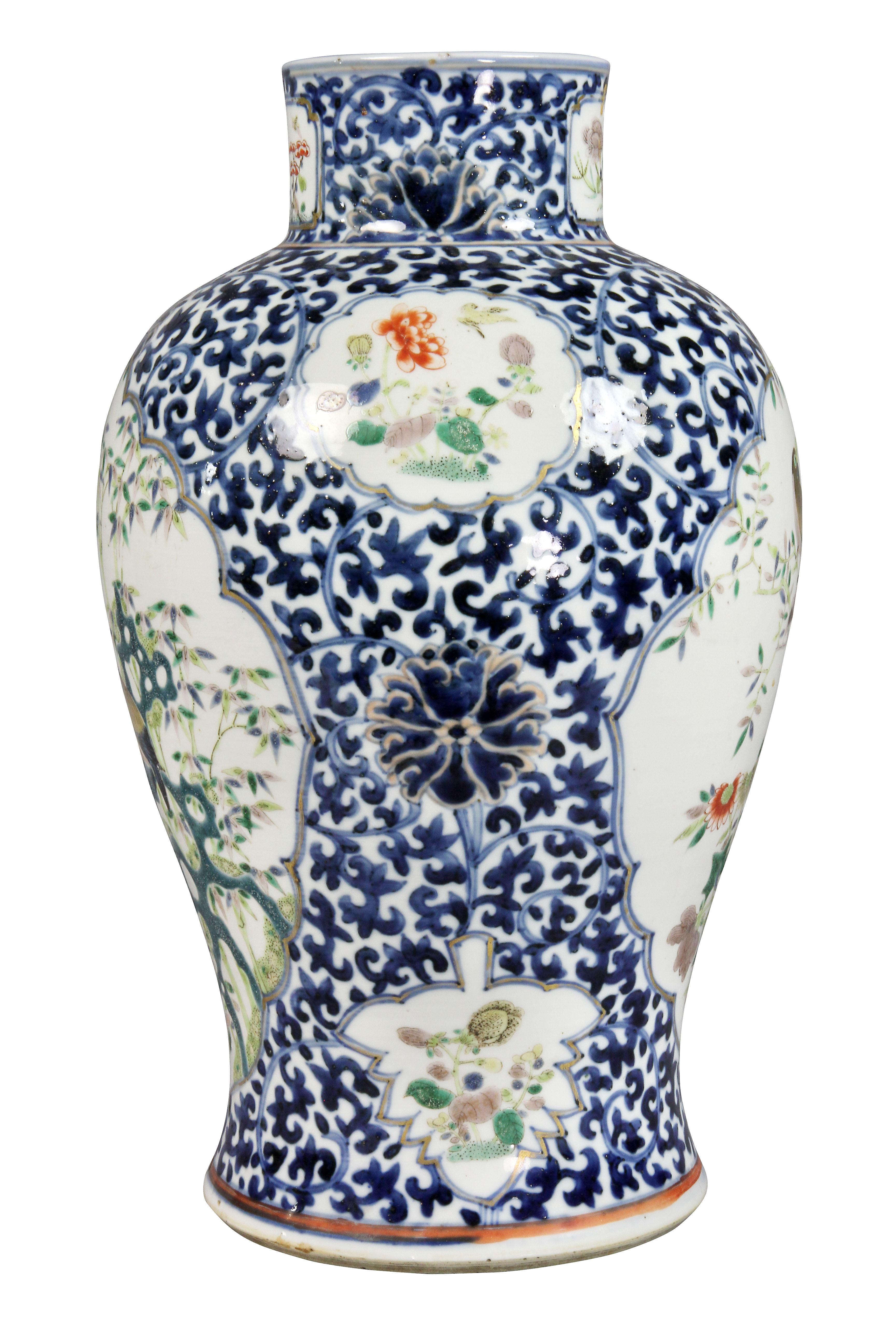19th Century Chinese Baluster Form Vase
