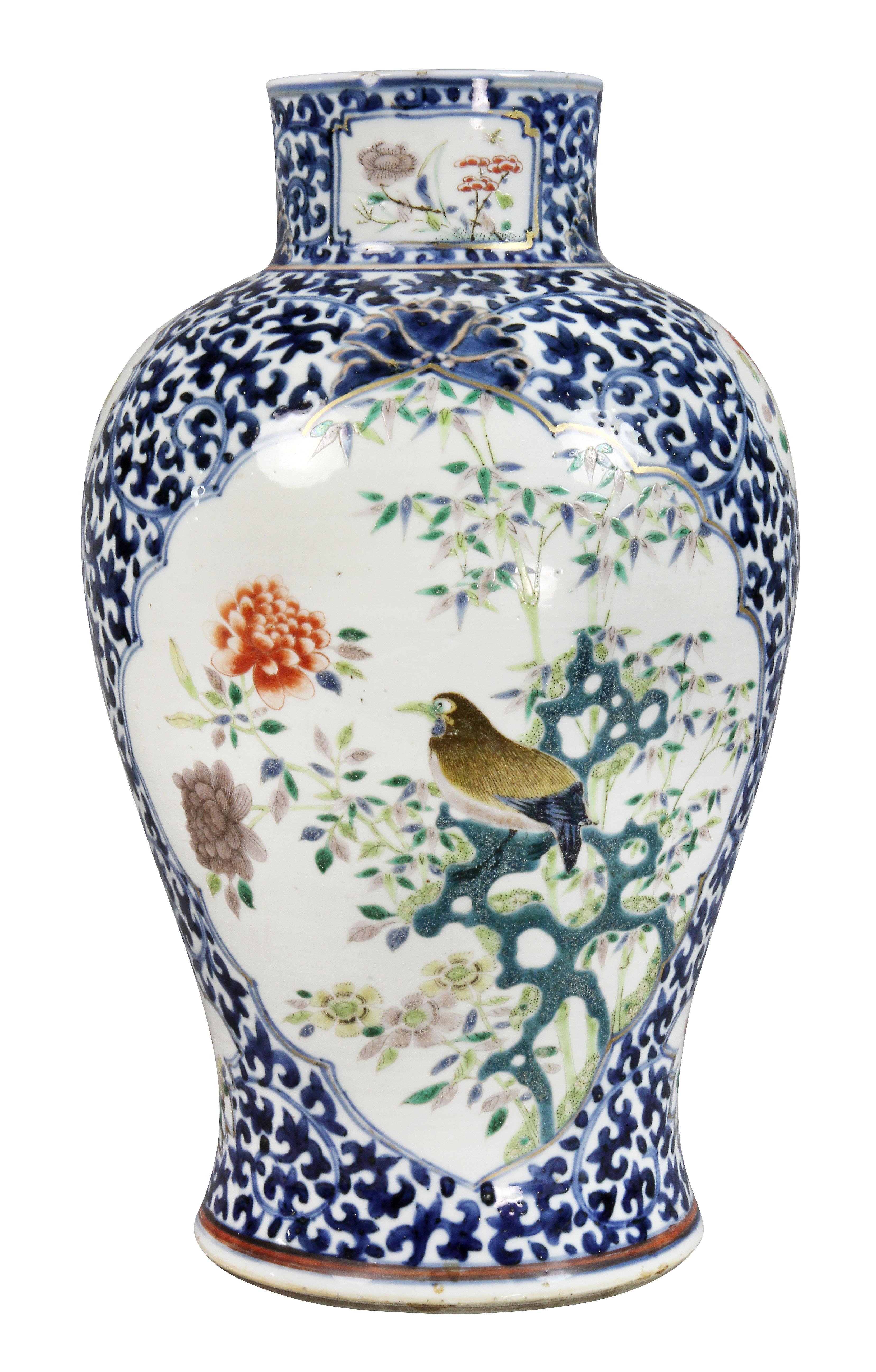 Chinese Baluster Form Vase 1